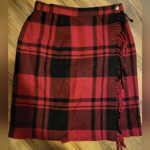 Vintage Plaid Skirt